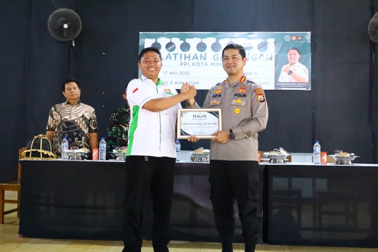 Kompol Arya Perdana, Berbagi Kisah Menjadi Paskibraka di Latihan Gabungan PPI Kota Makassar